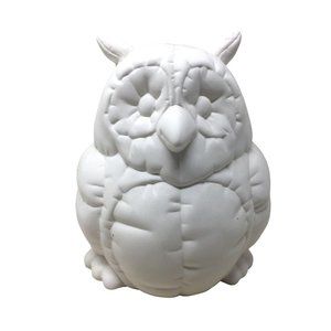 Cute Ceramic Owl Decor Piece - Keep as is or Paint to Suit - Nice Style!